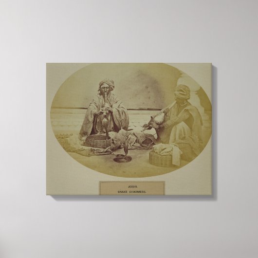Toile Charmeurs de serpents ou de jogis, Hindous de cast (Recto)