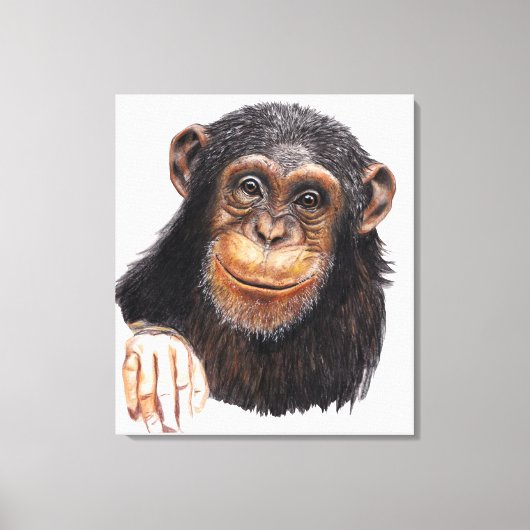 Toile Charming Chimpanzee (Recto)