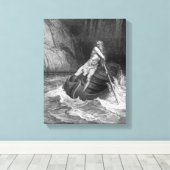 Toile Charon, le Ferryman de l'Enfer (Insitu (Plancher de Bois))