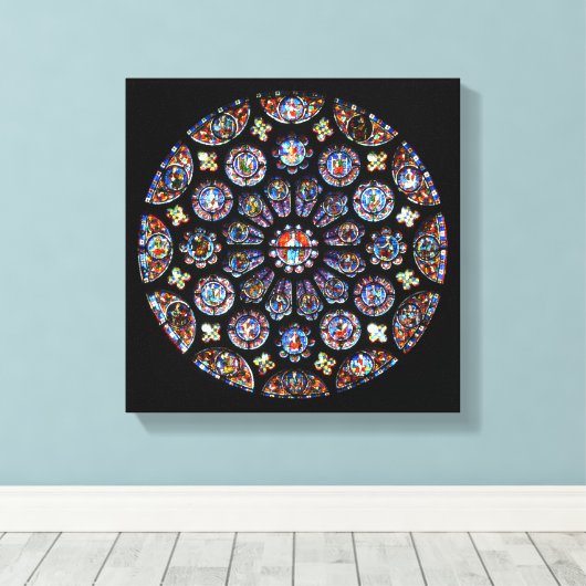 Toile Chartres Rose Window (Insitu (Plancher de Bois))