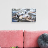 Toile Chase d'oie sauvage (Canada) : La naissée à la cra (Insitu(Salon))