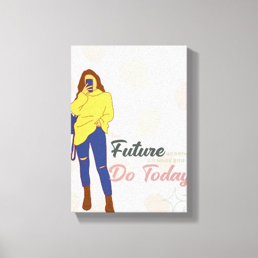 Toile chase ur goal wall art (Recto)