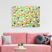 Toile Chasing the Sun Colorful Abstrait Art Print (Insitu(Salon))