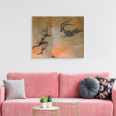 Toile Chasse à Ibex à Cova Remigia (Insitu(Salon))