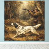 Toile Chasse à la bécasse (Insitu (Plancher de Bois))