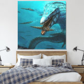 Toile Chasse au Mosasaurus (Insitu(Chambre))