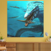 Toile Chasse au Mosasaurus (Insitu(Salon))