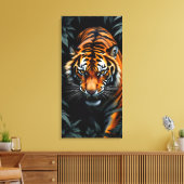 Toile Chasse au Tigre (Insitu(Salon))