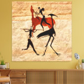 Toile Chasse aux Bushmen (Insitu(Salon))