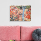 Toile Chasse aux oiseaux, du livre de Kalila et (Insitu(Salon))