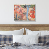 Toile Chasse aux oiseaux, du livre de Kalila et (Insitu(Chambre))