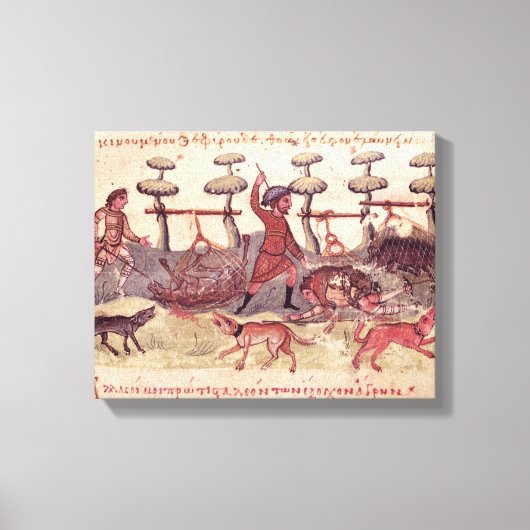 Toile Chasse avec les moustiquaires (Recto)