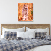 Toile Chasse Bobcat | Forêt d'automne (Insitu(Chambre))