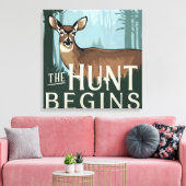 Toile Chasse commencer Capture et afficher la chasse (Insitu(Salon))