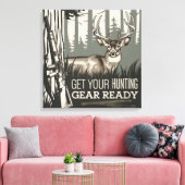 Toile Chasse commencer les haies de noix pour vos meille (Insitu(Salon))