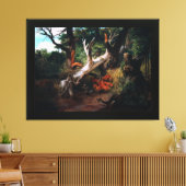 Toile Chasse dans les Marais Pontines par Horace Vernet (Insitu(Salon))