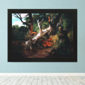 Toile Chasse dans les Marais Pontines par Horace Vernet (Insitu (Plancher de Bois))