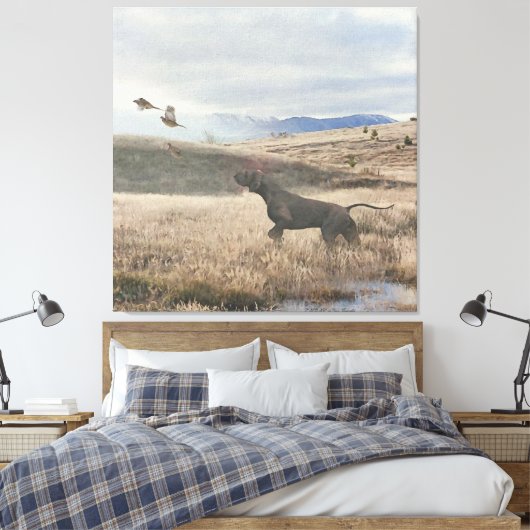 Toile Chasse de caille de pointer germanique, Art (Insitu(Chambre))