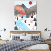 Toile Chasse de renard en hiver (Insitu(Chambre))