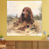 Toile Chasse de Setter irlandais faisan, Art (Insitu(Salon))