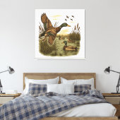 Toile Chasse-Rétro-Volant-Colvert (Insitu(Chambre))