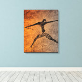 Toile Chasseur de Lascaux (Insitu (Plancher de Bois))