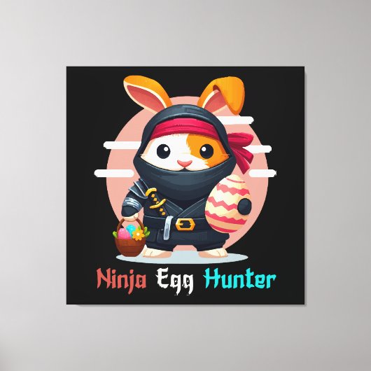 Toile Chasseur d'oeufs Ninja (Recto)