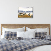 Toile Chasseurs Dans La Mist (Caribou) (Insitu(Chambre))