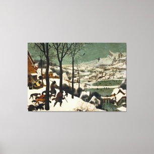 Toile Chasseurs dans la neige par Pieter Bruegel l'Ancie