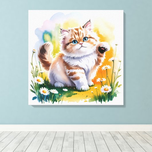 Toile Chat (Insitu (Plancher de Bois))