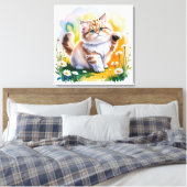 Toile Chat (Insitu(Chambre))