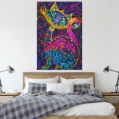 Toile Chat 7 - Lucky no 7 (Insitu(Chambre))