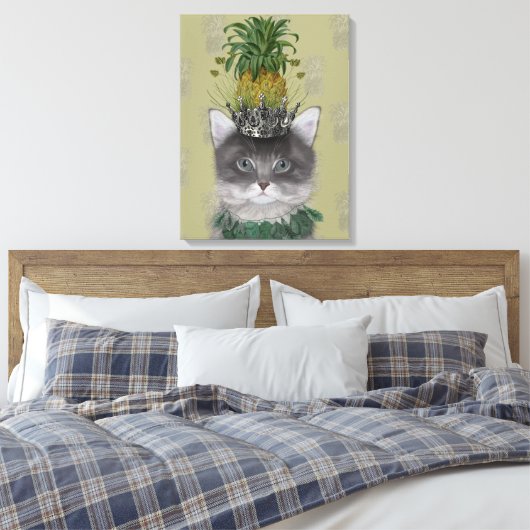 Toile Chat à ananas (Insitu(Chambre))