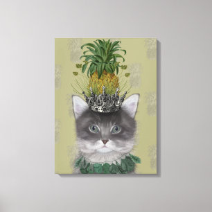 Toile Chat à ananas