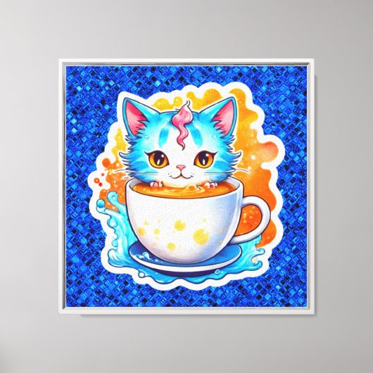 Toile Chat à café Mug-94678 (Recto)