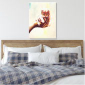 TOILE CHAT À LA MAIN (Insitu(Chambre))