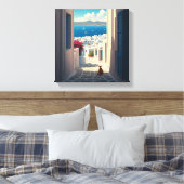 Toile Chat à Mykonos Grèce Cyclades Voyage (Insitu(Chambre))