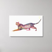 Toile Chat abstrait (Recto)