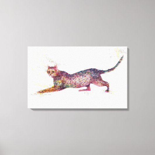 Toile Chat abstrait (Recto)