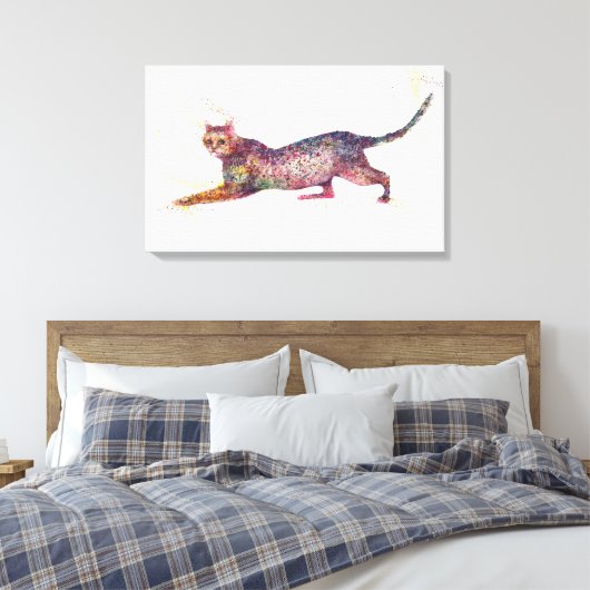 Toile Chat abstrait (Insitu(Chambre))