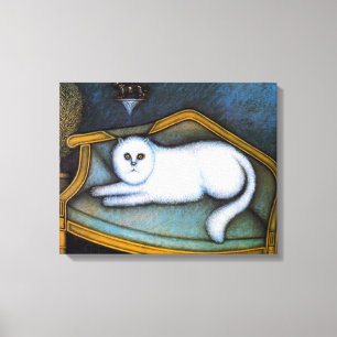 Toile Chat Angora, Morris Hirshfield