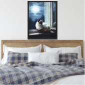 Toile Chat au clair de lune (Insitu(Chambre))
