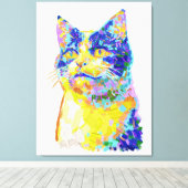Toile Chat au soleil (Insitu (Plancher de Bois))