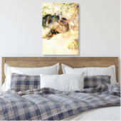 Toile Chat au soleil, Bruno Liljefors (Insitu(Chambre))