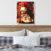 Toile Chat avec prise sur la tête (Insitu(Chambre))