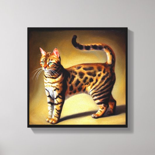 Toile Chat Bengal  (Recto)
