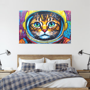 TOILE CHAT BENGALI DANS L'ESPACE-11