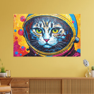TOILE CHAT BENGALI DANS L'ESPACE-18