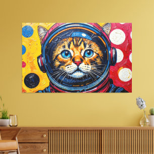 TOILE CHAT BENGALI DANS L'ESPACE-19