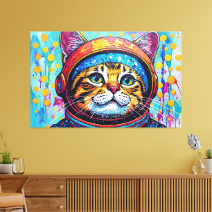 TOILE CHAT BENGALI DANS L'ESPACE-22